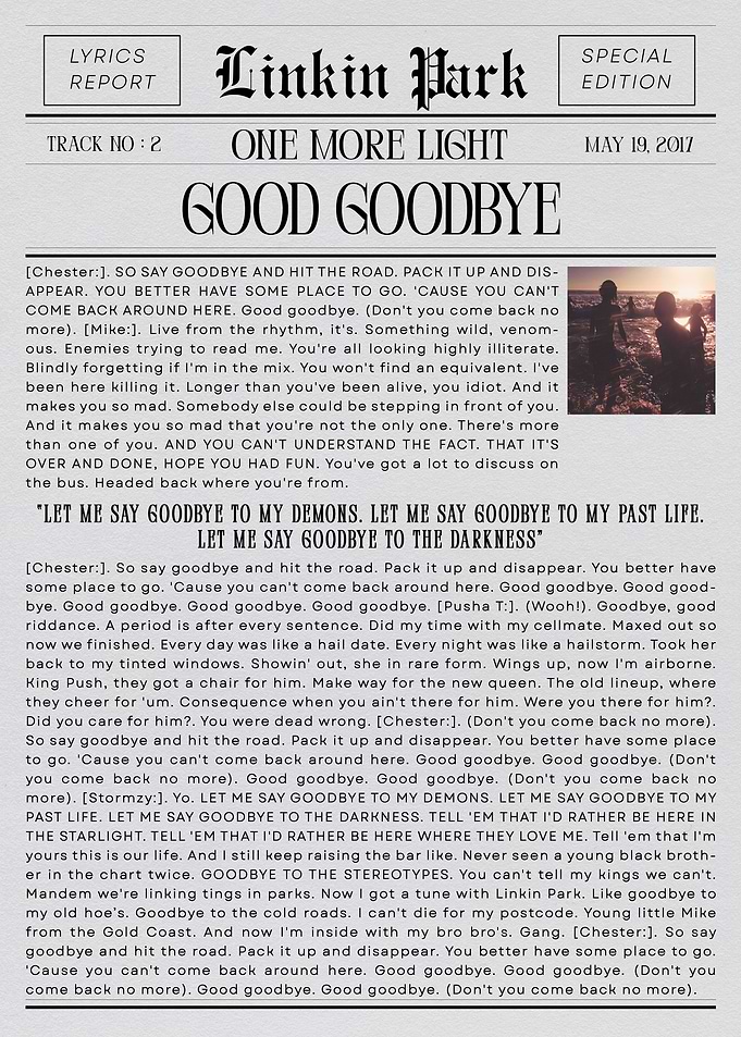 Linkin Park 'Good Goodbye'