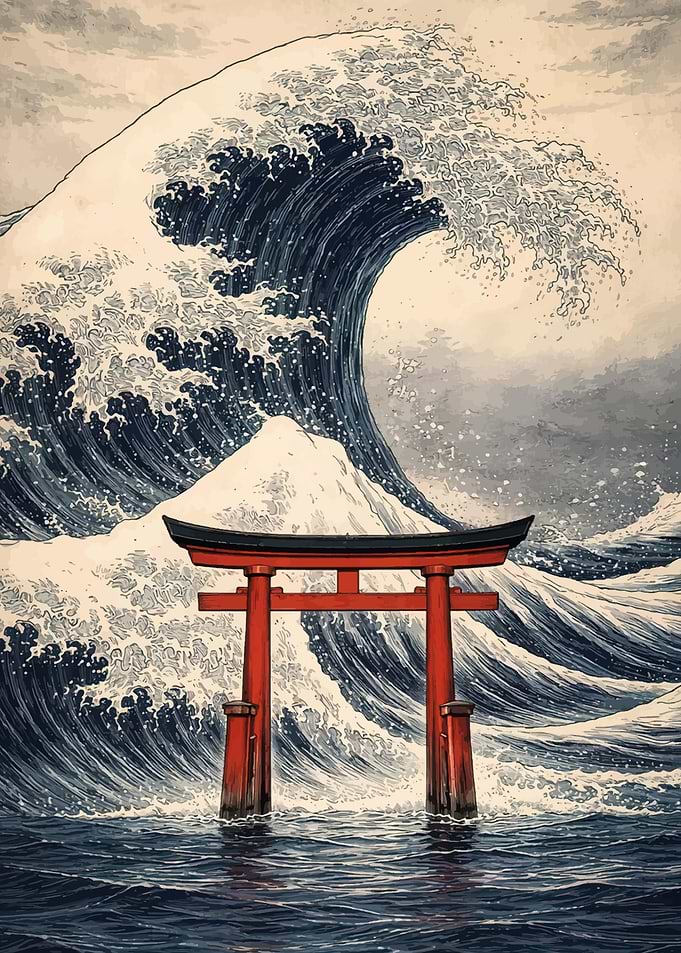 Great Wave Torii Gate