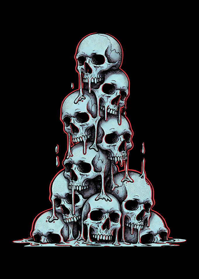 Melting Skull Pile