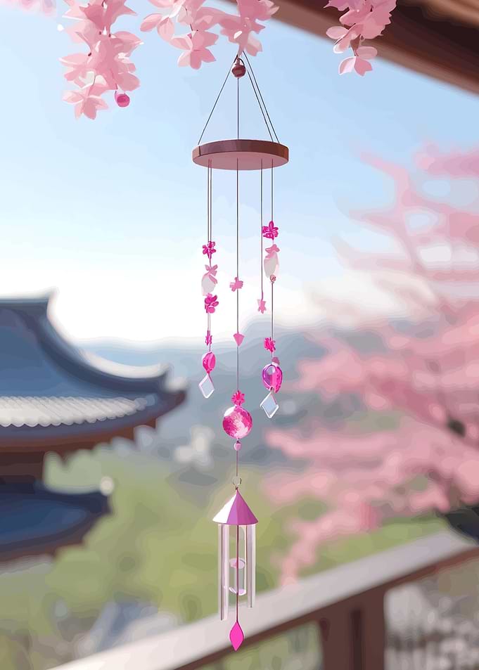 Cherry Blossom Wind Chime