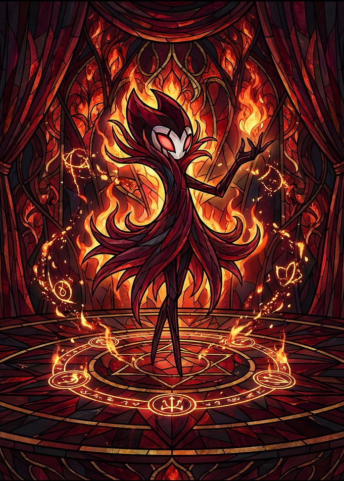 Grimm from Hollow Knight