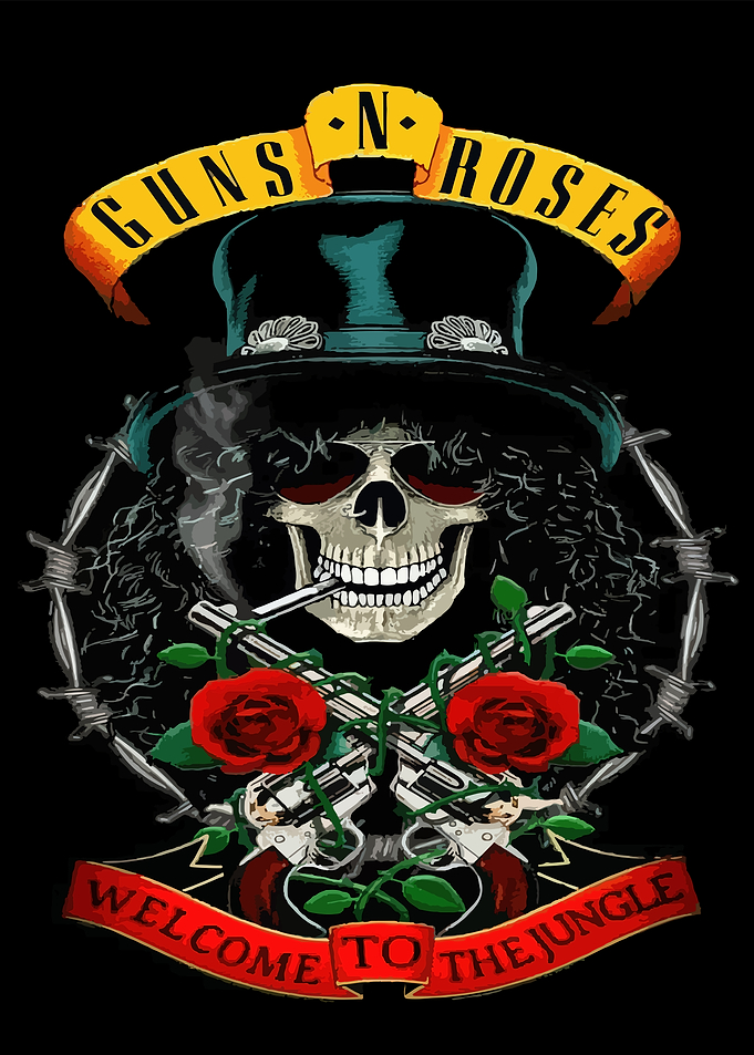 Guns N' Roses Skull Logo
