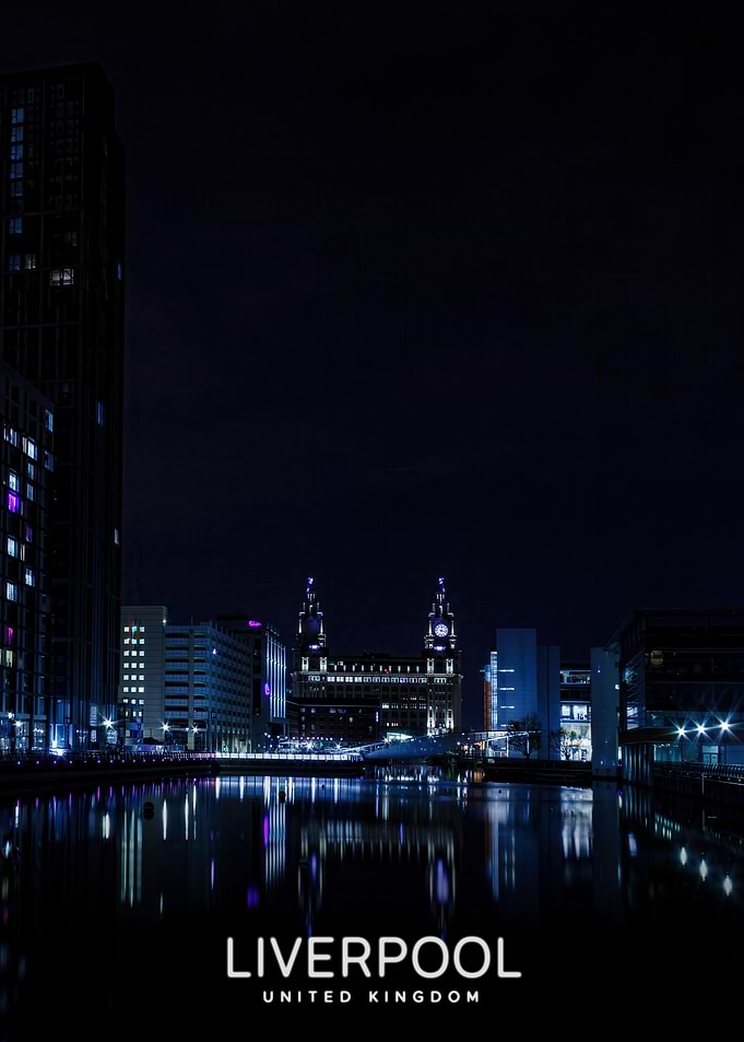 Liverpool Skyline at Night