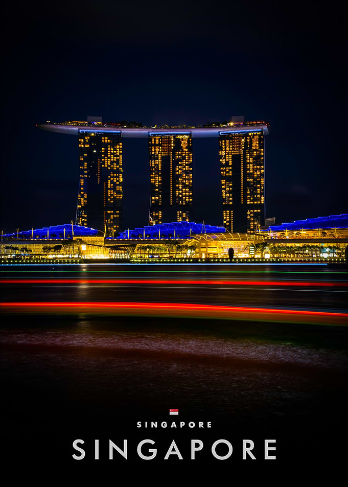 Midnight at Marina Bay Sands