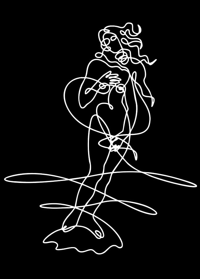 Venus de Milo Line Art