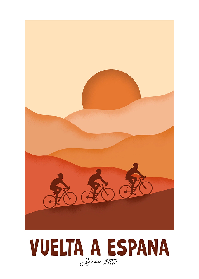 Vuelta a Espana Cyclists