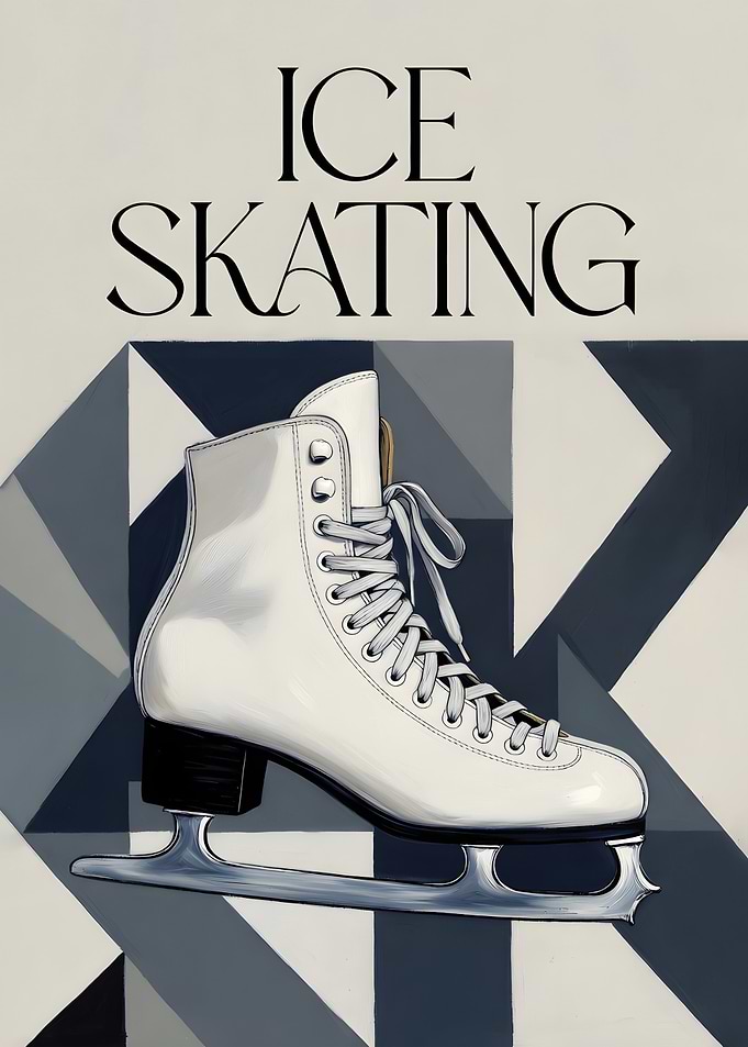 Ice Skating Poster