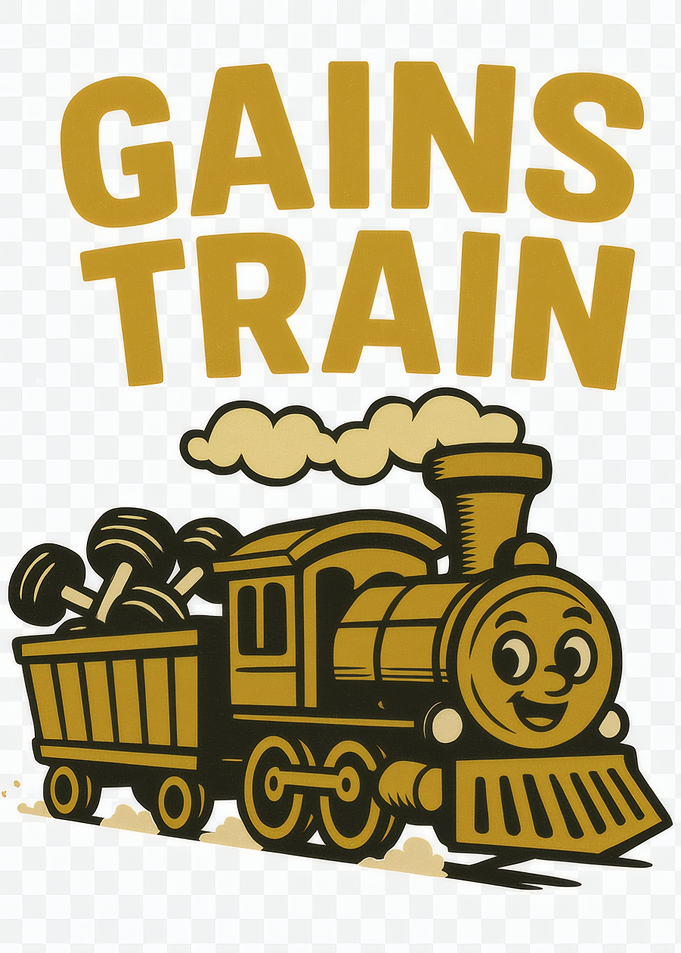Gains Train Dumbbell Train