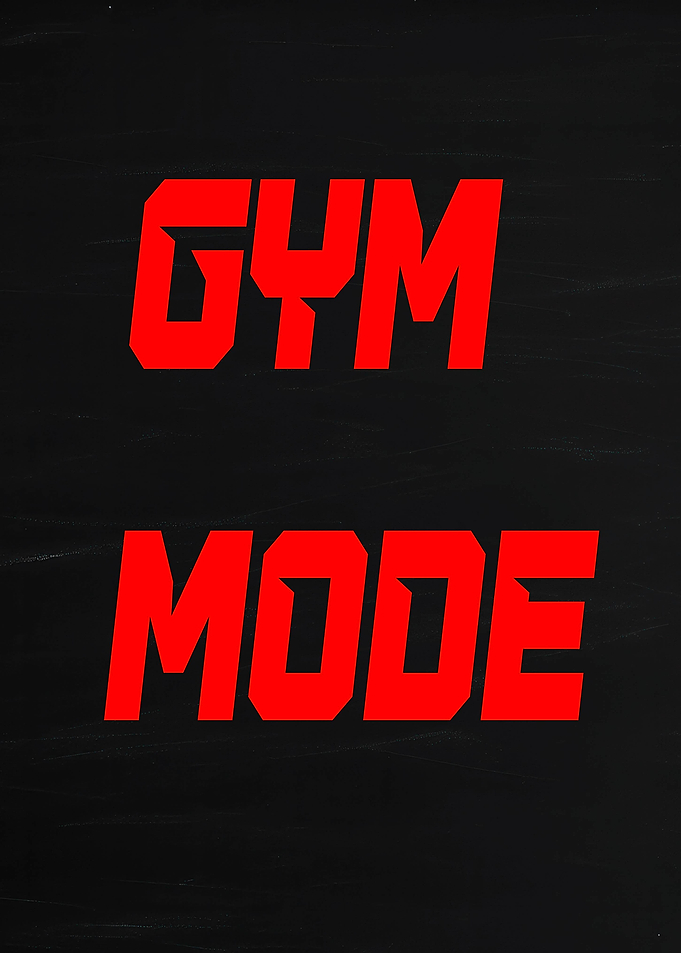 Gym Mode Text Art