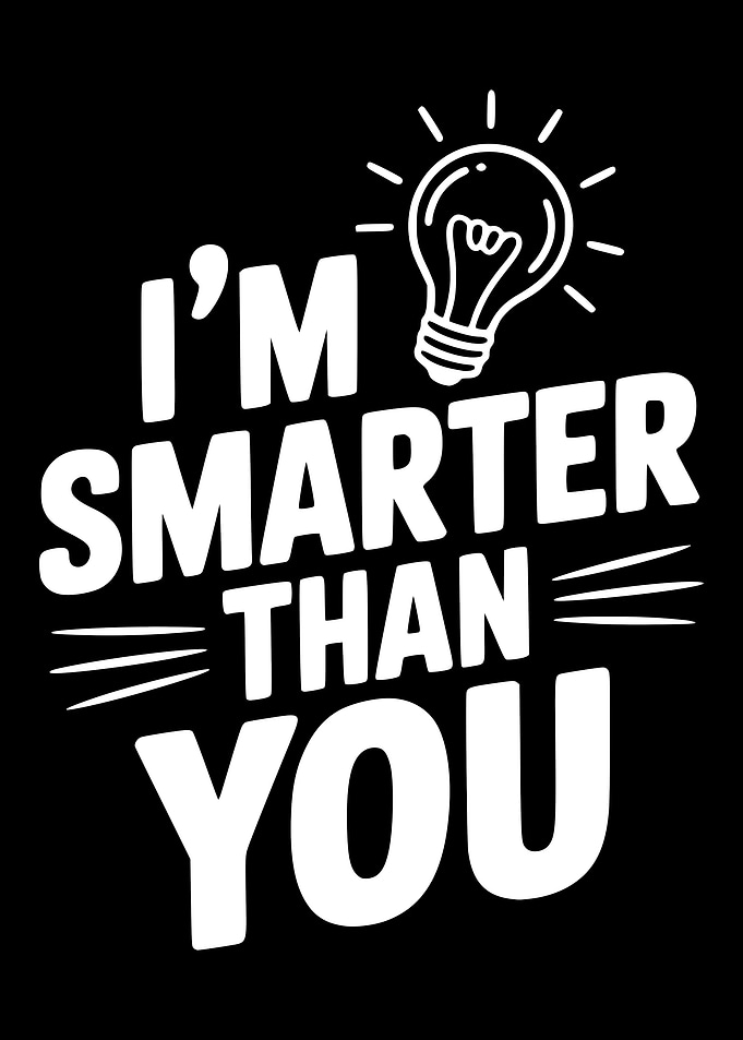 I'm Smarter Than You Lightbulb