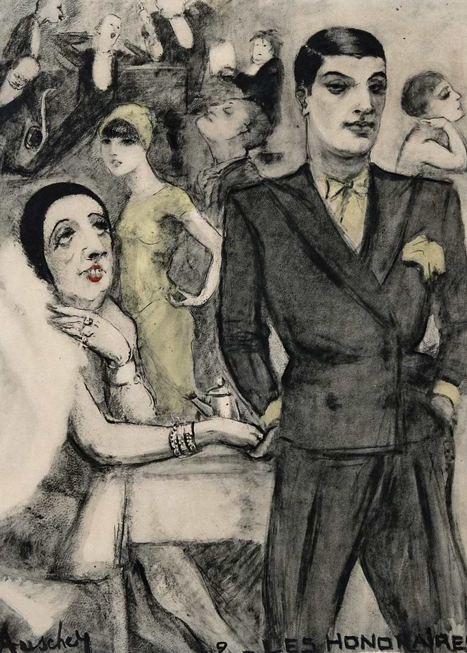 Elegant 1920s Parisian Scene