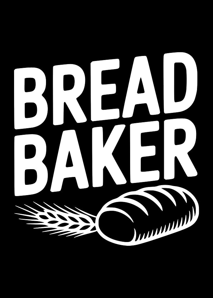 Bread Baker Text Art