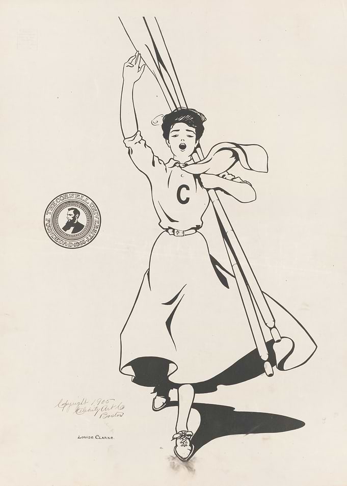 Woman in uniform with 'C' emblem