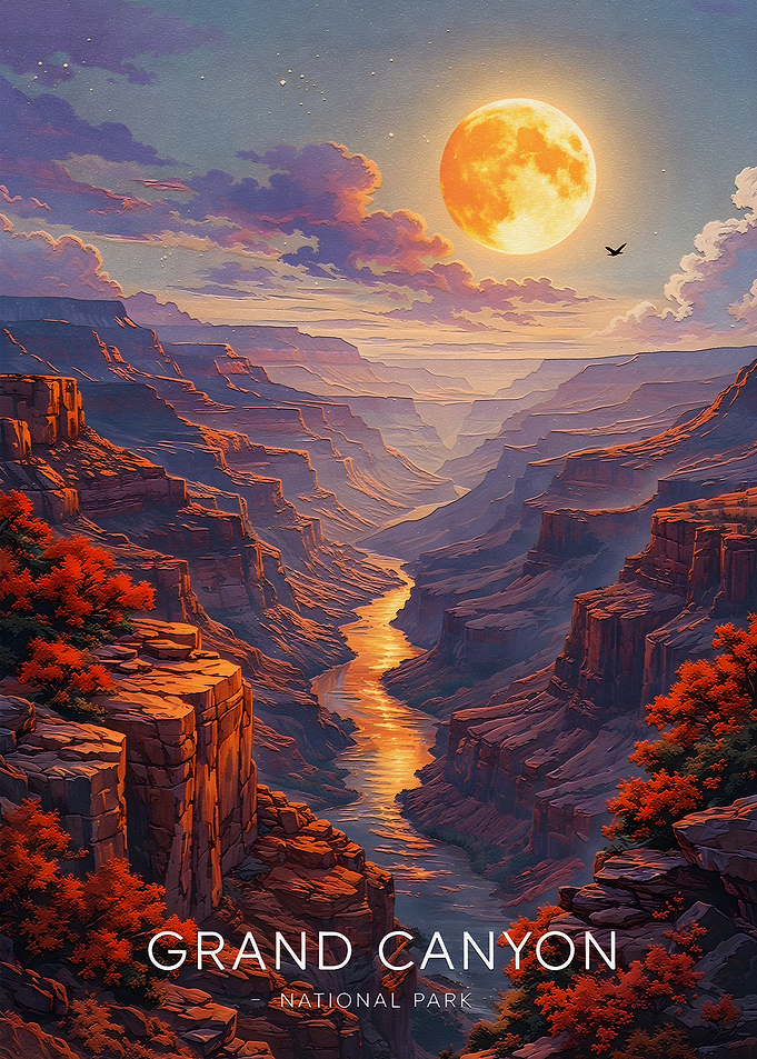 Grand Canyon National Park at Sunset