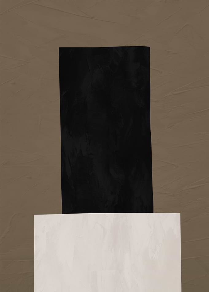 Abstract Black and White Rectangles