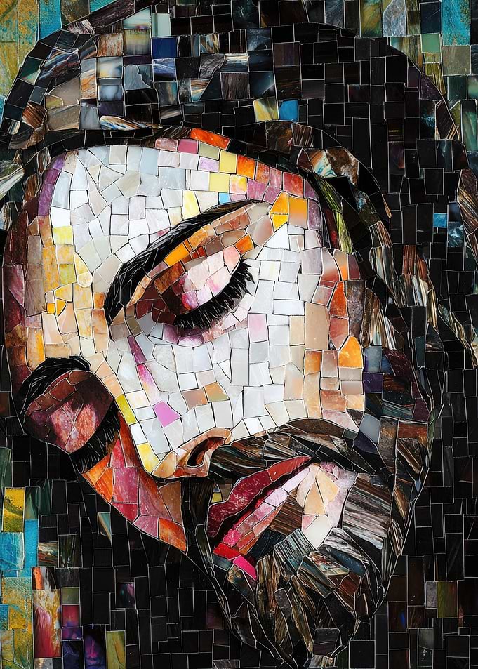 Mosaic Portrait of Jesus Christ