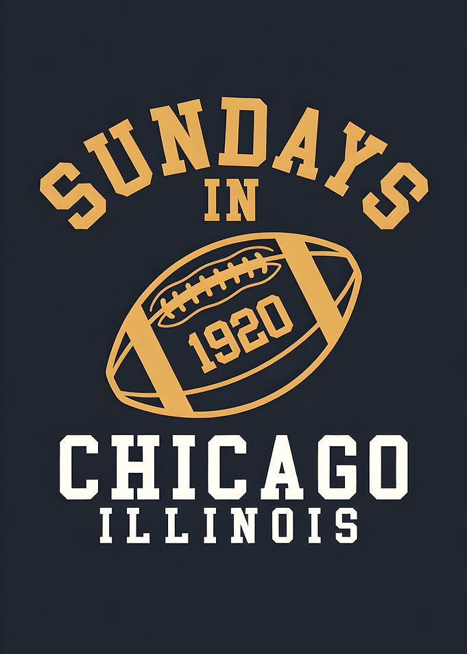 Sundays in Chicago 1920 Football