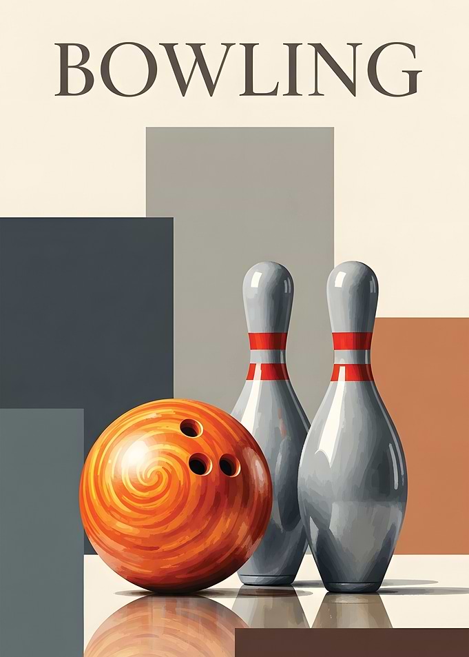 Bowling Ball and Pins