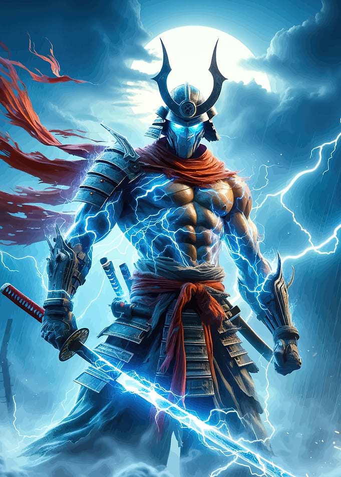 Electric Samurai Warrior