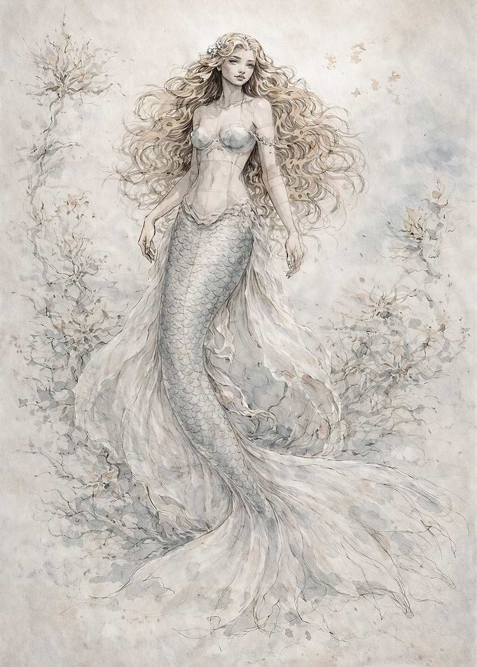 Ethereal Mermaid (Sketch)