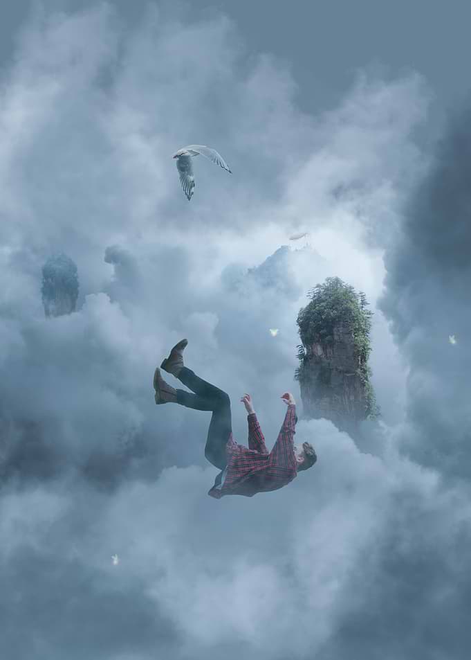 Falling Through a Dream in the Sky