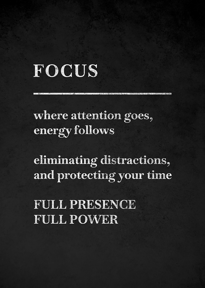 Focus Motivational Quote