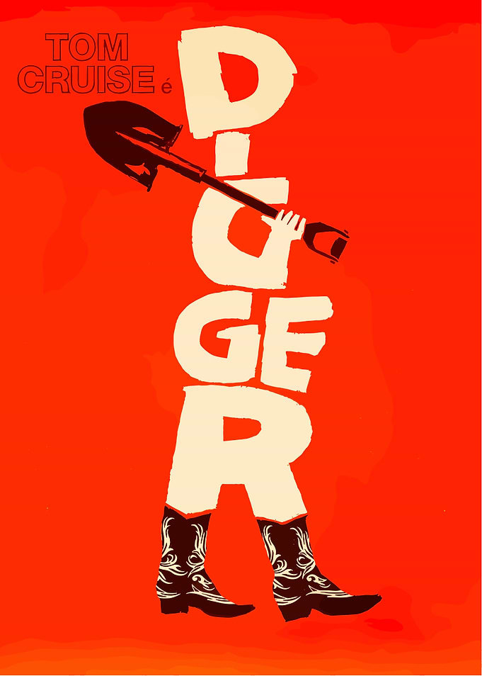 Tom Cruise Digger Poster