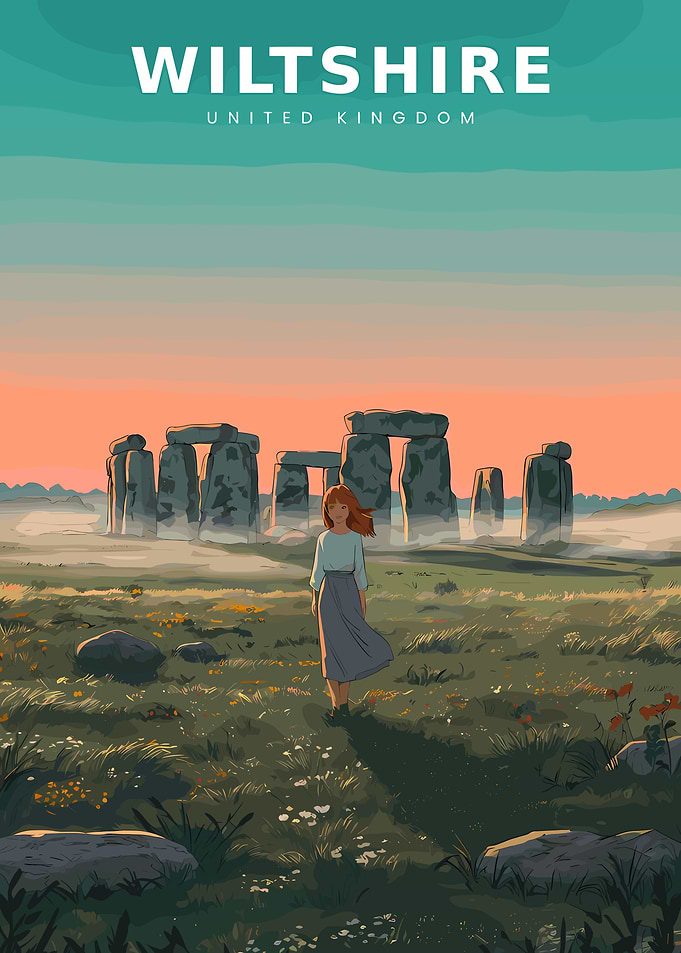 Wiltshire United Kingdom Stonehenge Poster