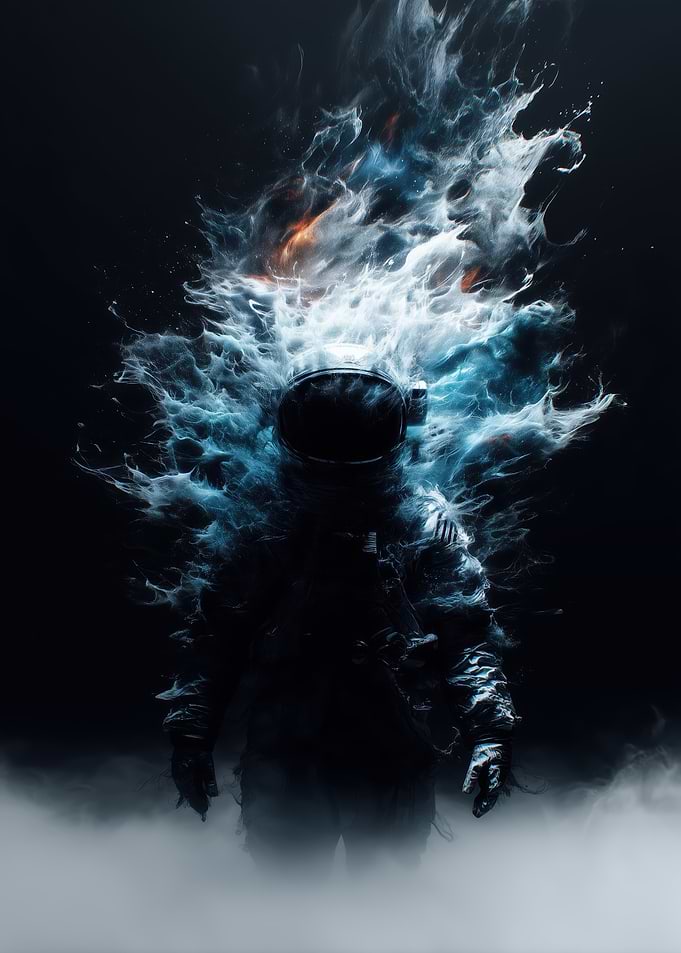 Astronaut in Cosmic Energy