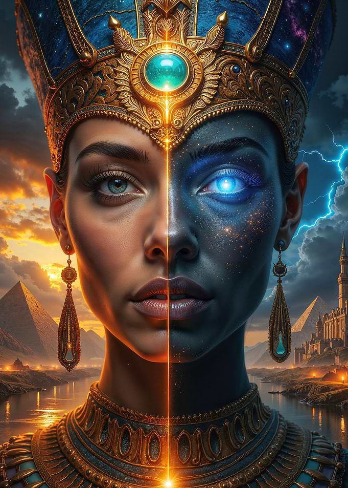 Dual-Faced Egyptian Queen