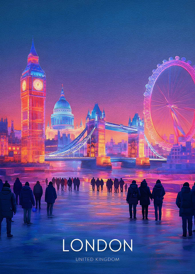 London Cityscape at Dusk