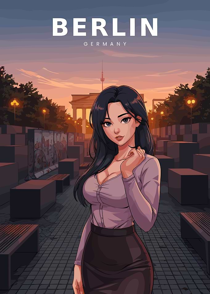 Anime Girl in Berlin