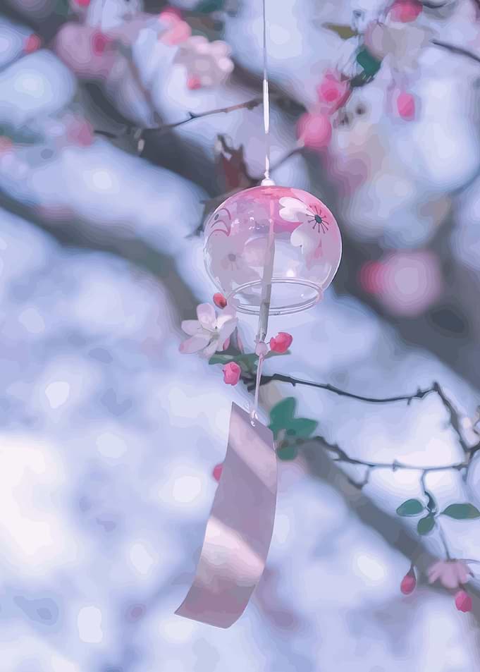 Cherry Blossom Wind Chime