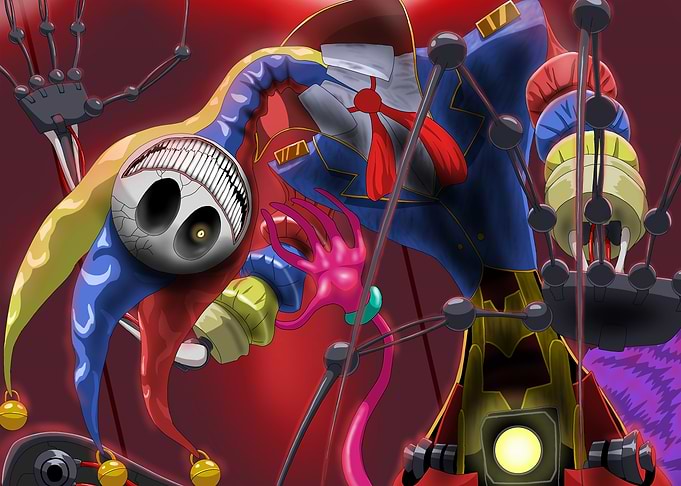 Creepy Jester Character