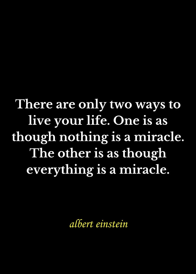 Albert Einstein quote on life