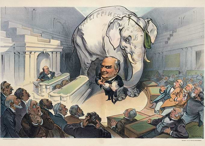President McKinley and the Philippines Elephant