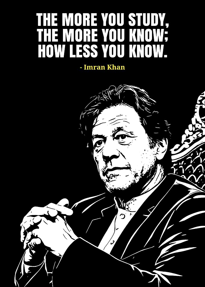 Imran Khan Quote Poster