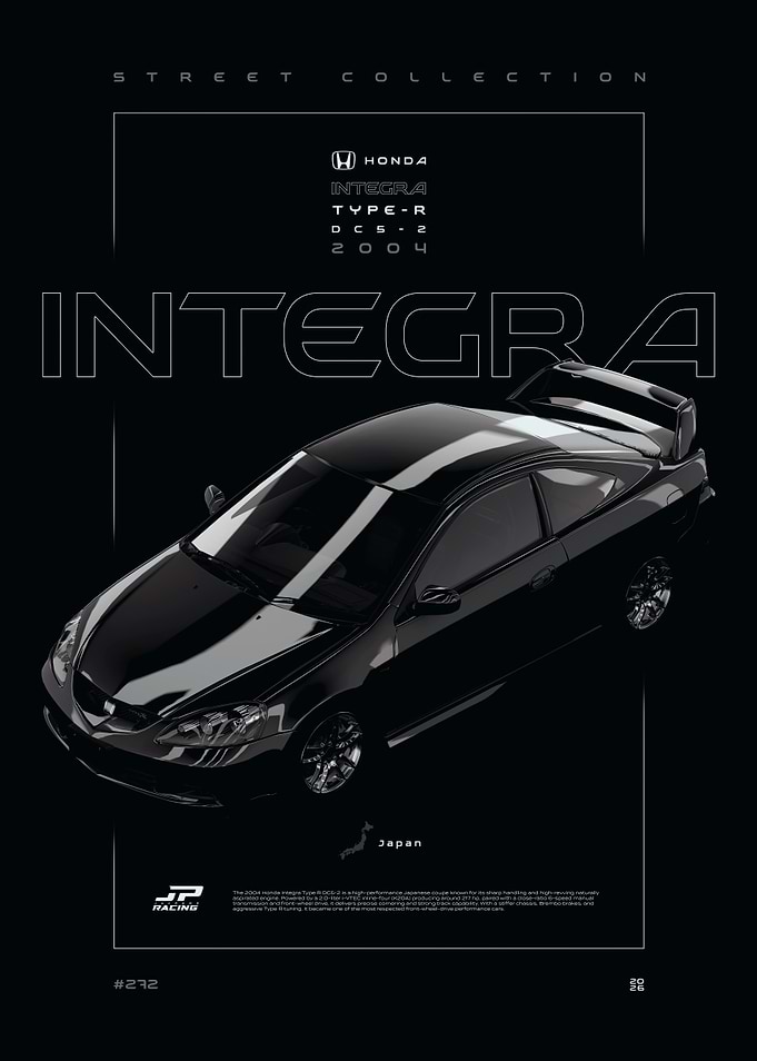 Honda Integra Type-R 2004 Poster