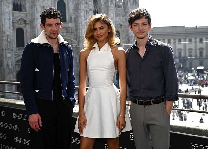 Challengers Cast Posing Outdoors