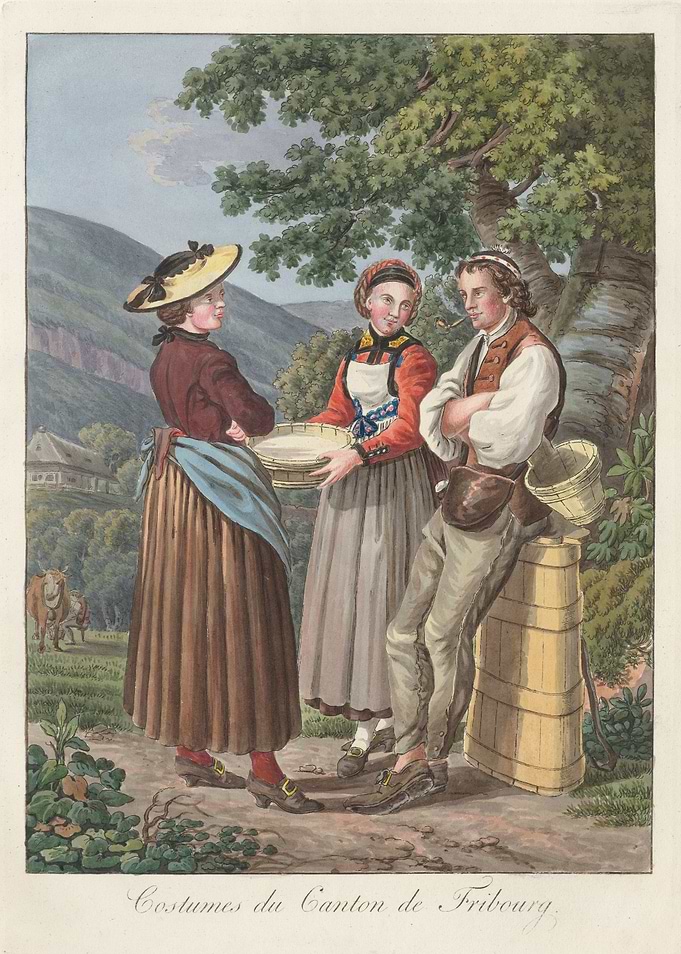 Swiss Fribourg Costumes