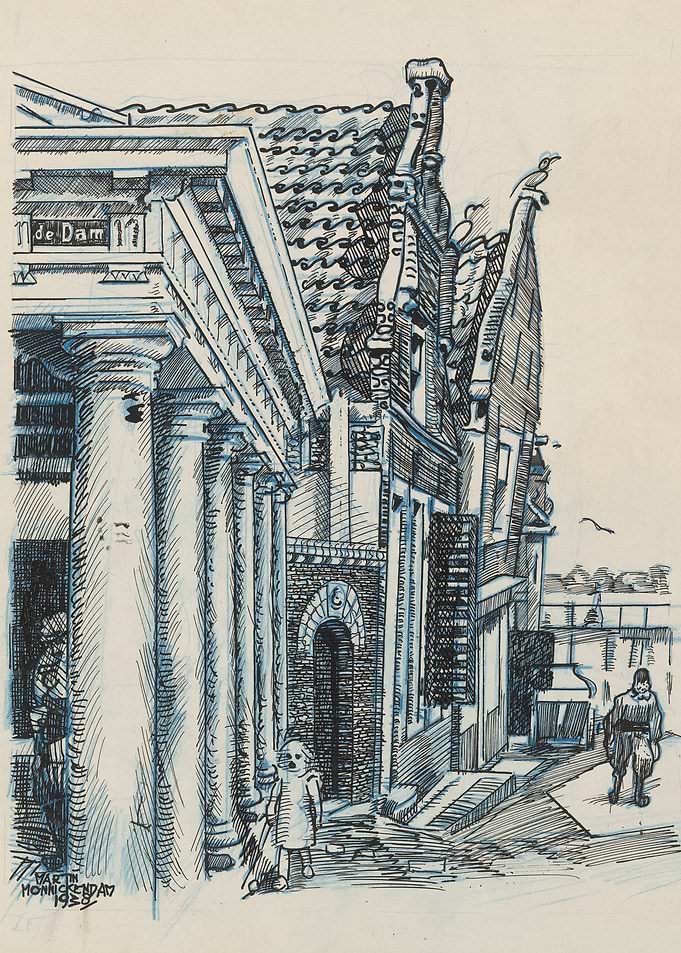 Sketch of a Dutch Street Scene