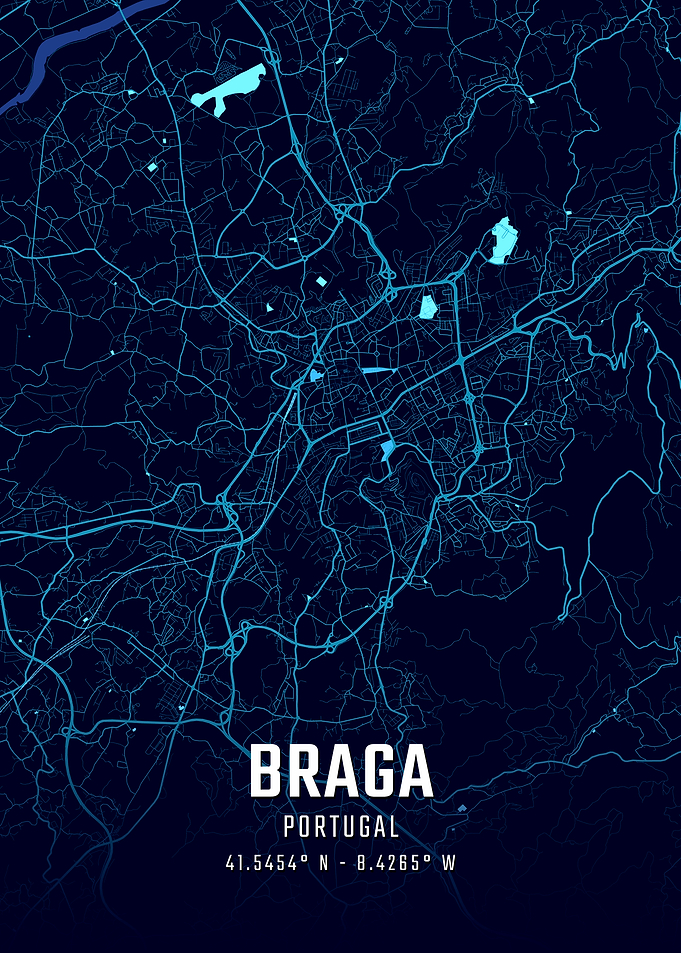 Braga Midnight City Map