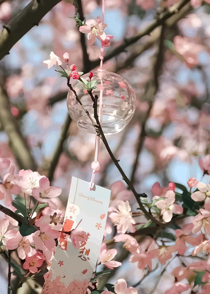 Cherry Blossom Wind Chime