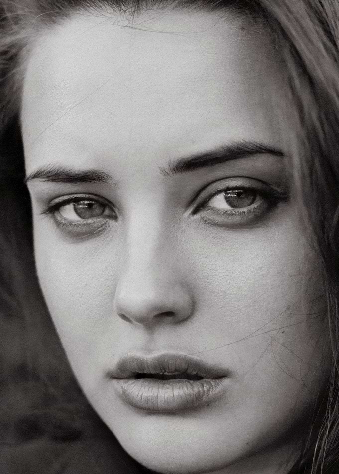 Close-up Portrait of a Katherine Langford