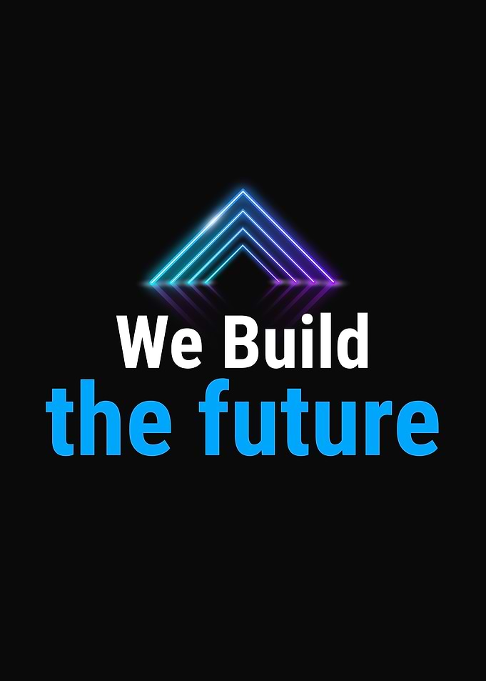 We Build the Future Neon