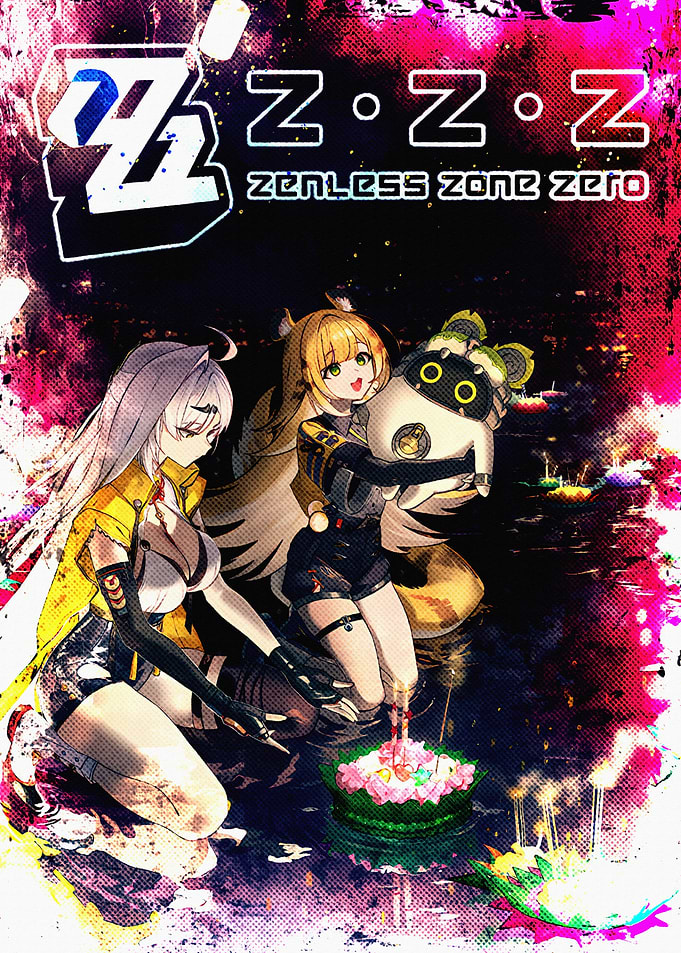 Zenless Zone Zero Characters with Cake