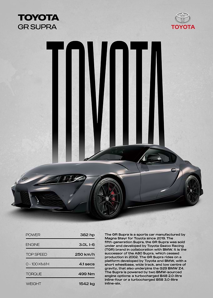 Toyota GR Supra Sports Car