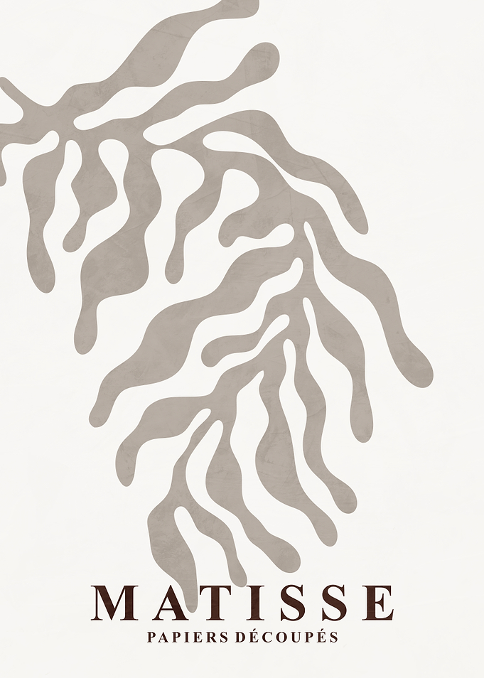 Matisse Papiers Découpés Poster
