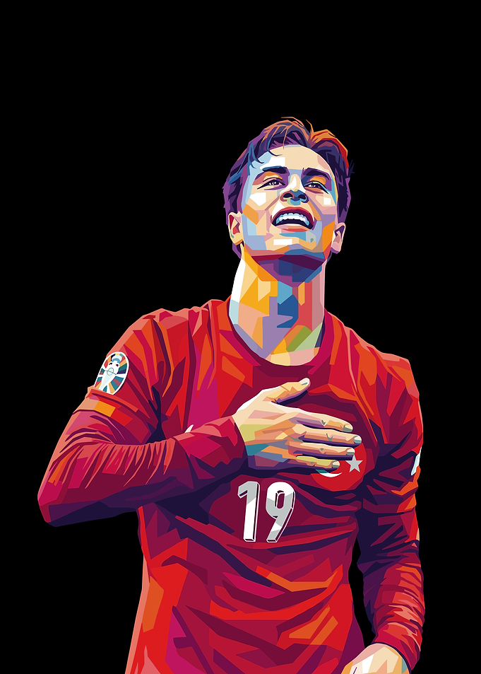 Kenan Yıldız Football Player Pop Art