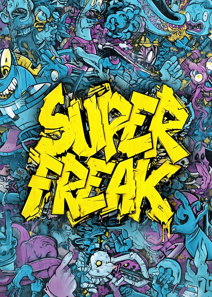 Super Freak Graffiti Art